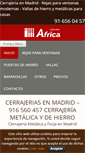 Mobile Screenshot of cerrajeriaafrica.es