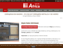 Tablet Screenshot of cerrajeriaafrica.es